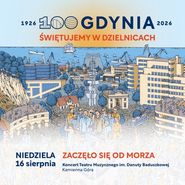 „Zaczęło się od morza” – cykl koncertów Teatru Muzycznego w dzielnicach na 100-lecie Gdyni