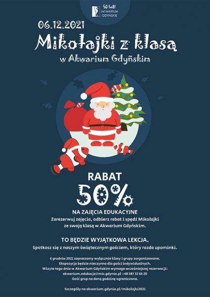 Mikołajki w Akwarium Gdynia