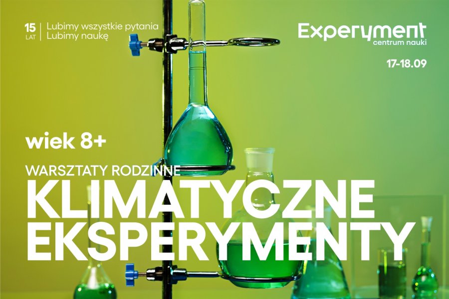 Warsztaty rodzinne. Klimatyczne eksperymenty 8+