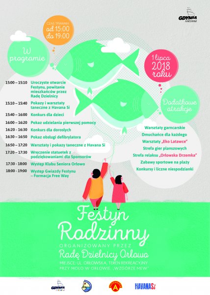 plakat Festynu Rodzinnego w Orłowie