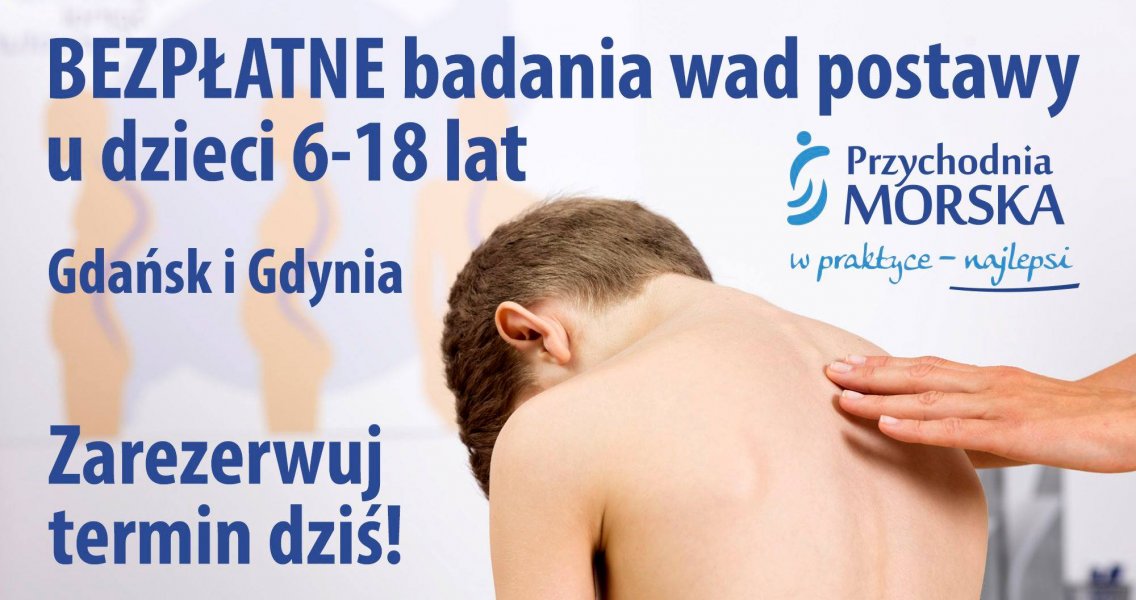 Bezpłatne badania dzieci w kierunku wad postawy (mat. organizatora))