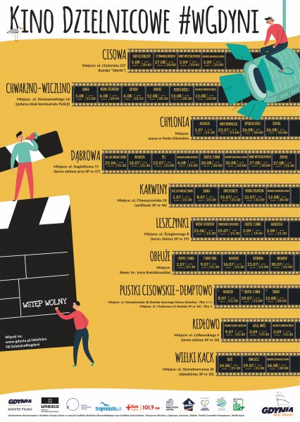 Seanse pod chmurką! Rusza letnie kino dzielnicowe #wGdyni