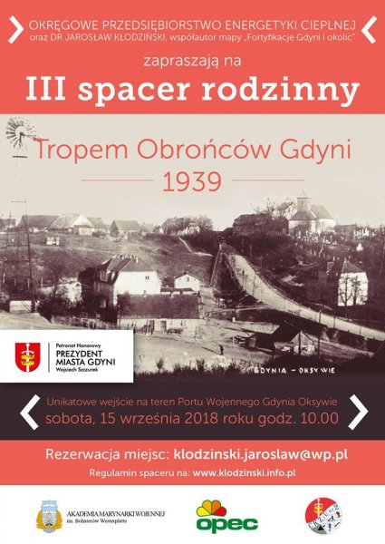 Spacer Tropem Obrońców Gdyni 1939