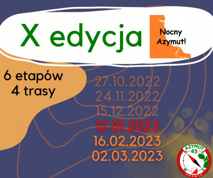 Nocny Azymut, X edycja. Etap 4: Gdynia Chwarzno 