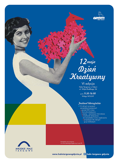 Plakat VI Dzień Kreatywny Hal Targowych