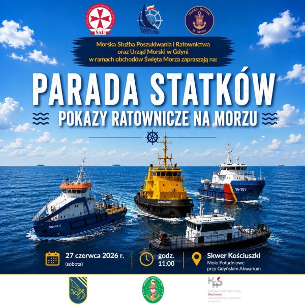 Parada Statków i Pokazy Ratownicze na Morzu