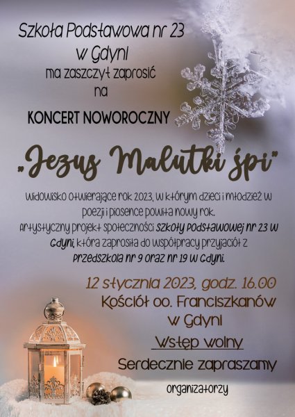 Koncert Noworoczny „Jezus Malutki śpi...”
