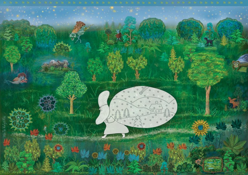 Anioł i Trzej Królowie. Wystawa ilustracji