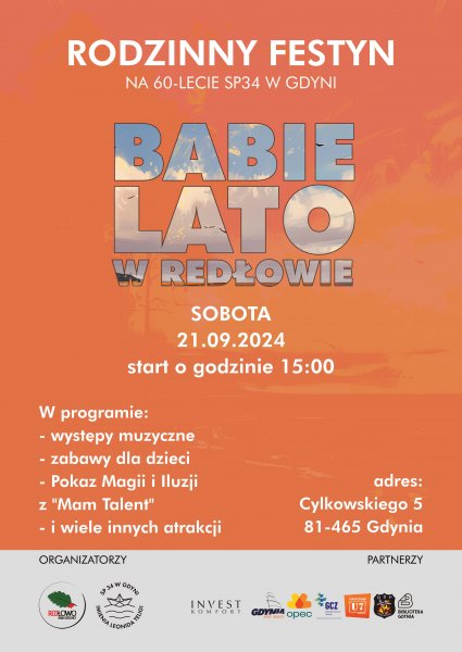 Mat. promujące festyn w Redłowie. 