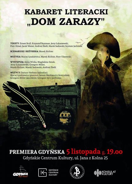 Dom Zarazy - plakat wydarzenia