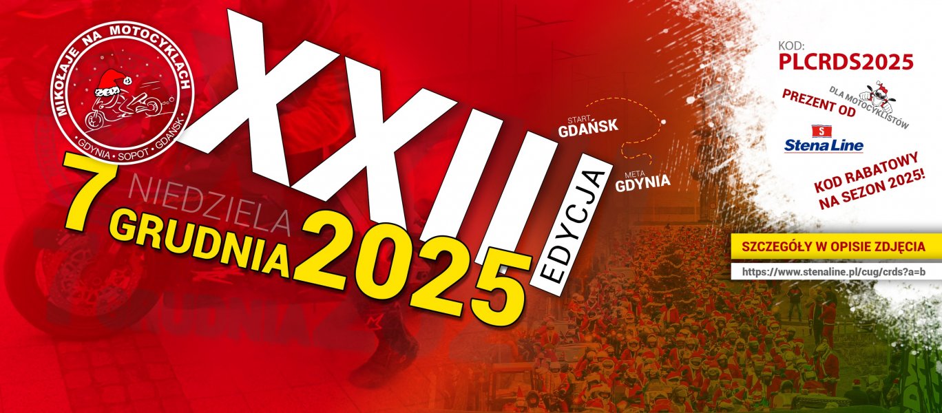 XXIII edycja Mikołajów na Motocyklach w Trójmieście