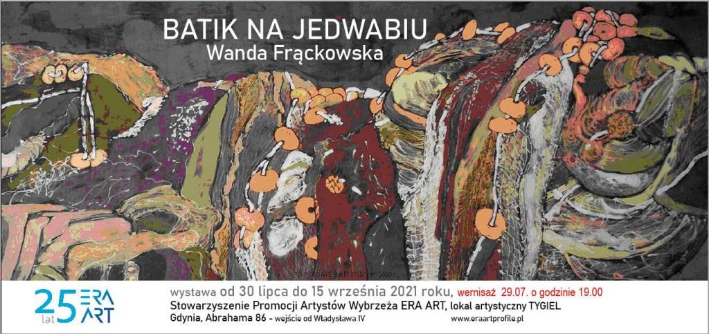 Wystawa Wandy Frąckowskiej – „Batik na jedwabiu”
