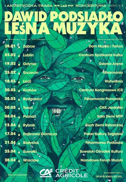 Koncert Dawida Podsiadło „Leśna muzyka” (19.02.2019 r.)