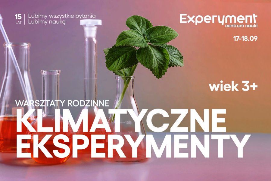 Grafika Warsztatów rodzinnych. Klimatyczne eksperymenty