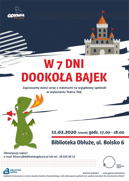 W 7 dni dookoła bajek - teatrzyk dla dzieci 11.02.2020