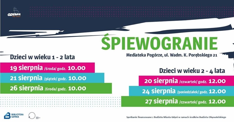 Śpiewogranie - warsztaty dla dzieci (mat. organizatora)
