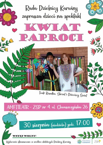 Plakat ze zdjęciem z przedsatwienia 