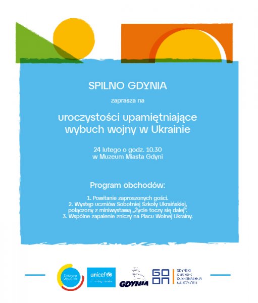 Uroczystości upamiętniające wybuch wojny na Ukrainie