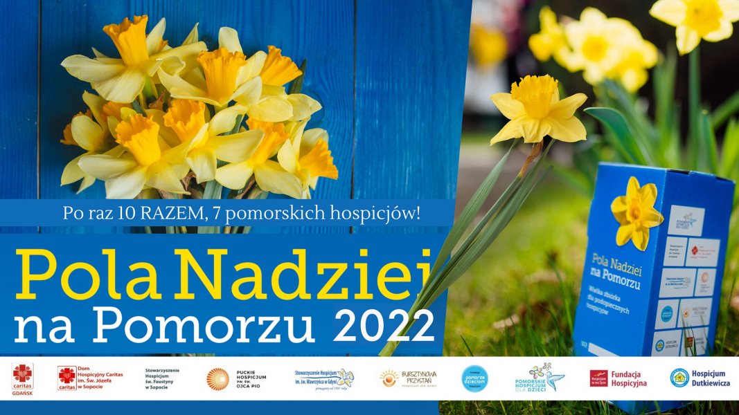 Plakat promujący wydarzenie Pola Nadziei na Pomorzy 2022 // mat. prasowe