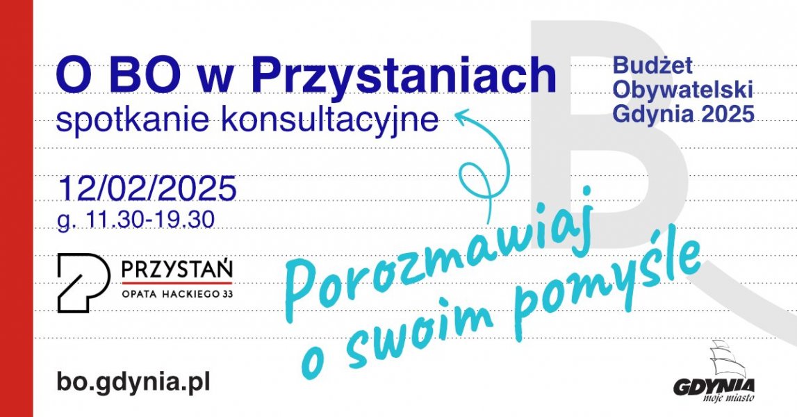 O BO2025 w Przystani Opata Hackiego 33: spotkanie konsultacyjne