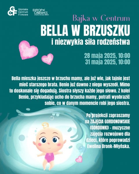 Bajka w Centrum: Niezwykła siła rodzeństwa. Bella w brzuszku 