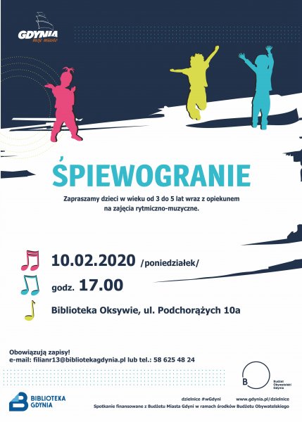 Śpiewogranie - zajęcia rytmiczno-muzyczne 10.02.2020