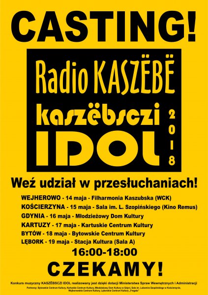 Kaszubski Idol 2018 – przesłuchanie w Gdyni