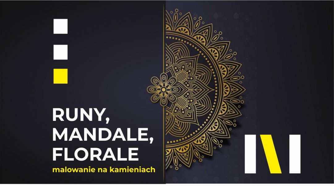 Runy, mandale, florale - malowanie na kamieniach