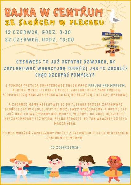 Bajka w w Centrum: Ze słońcem w plecaku 