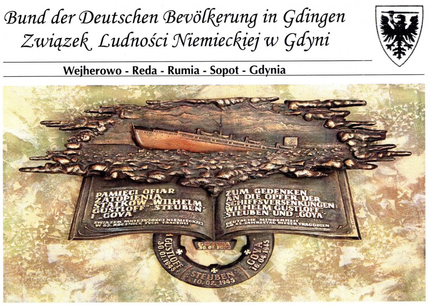 źródło: Związek Ludności Niemieckiej w Gdyni/Bund der Deutschen Bevölkerung Gdingen
