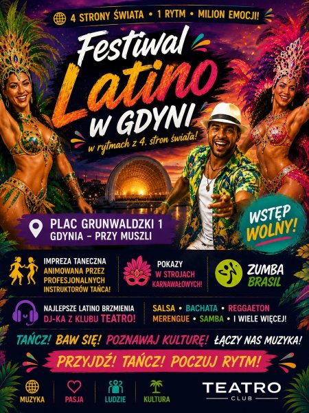 Taneczne Święto Morza! Festiwal latino w Gdyni!