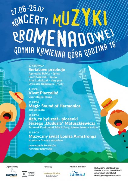 Koncerty Muzyki Promenadowej 27.06-25.07.2021