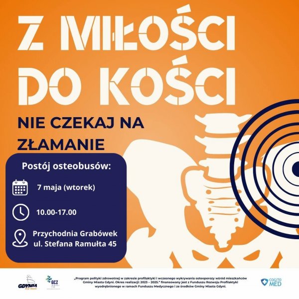 Z miłości do kości - mobilne punkty badań profilaktycznych przeciwko osteoporozie