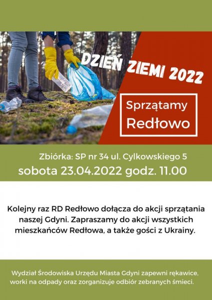 Dzień Ziemi 2022: Sprzatamy Redłowo