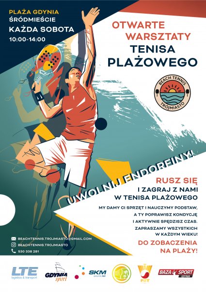 Bezpłatne warsztaty z tenisa plażowego // fot. mat. prasowe