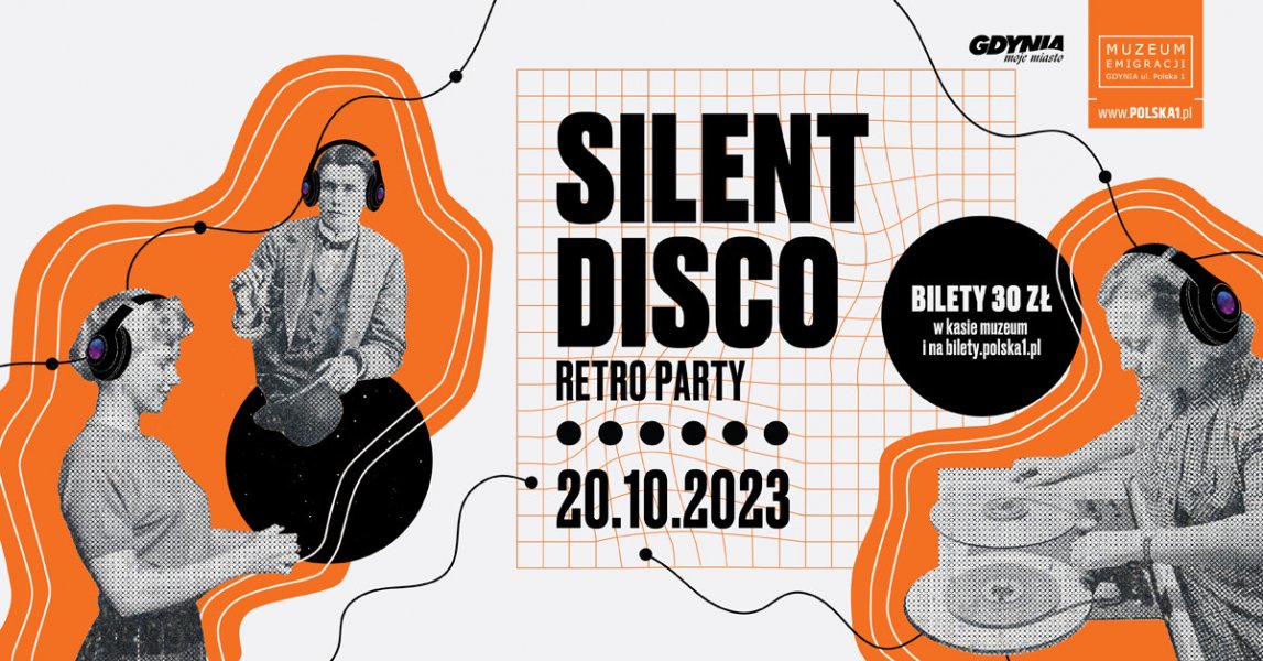 Silent Disco. Retro Party
