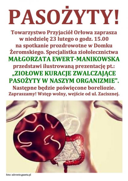 Ziołowe kuracje zwalczające pasożyty w naszym organizmie 23.02.2020