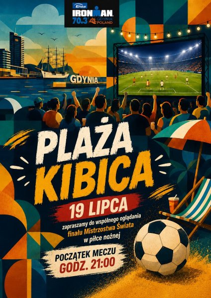 Plaża Kibica. Wspólne oglądanie finału Mistrzostw Świata