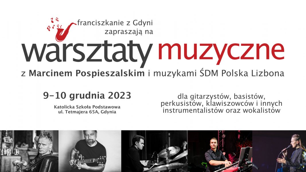 Warsztaty Muzyczne z Marcinem Pospieszalskim i muzykami ŚDM Polska Lizbona