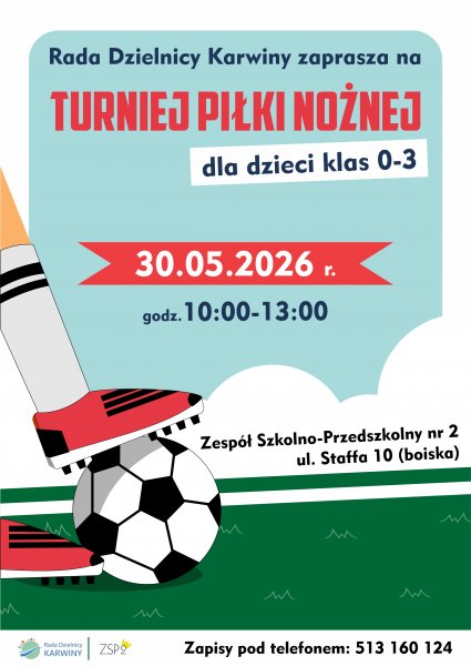 Plakat z graficznym przedstawieniem piłki noznej i stopy piłkarskiej