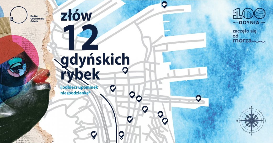 Złów 12 gdyńskich rybek