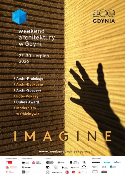 16. edycja Weekendu Architektury w Gdyni  rozpocznie się 27 sierpnia (plakat z fragmentem kadru Małgorzaty Szczurowskiej)