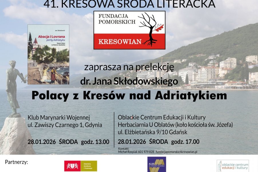 41. Kresowa Środa Literacka: Polacy z Kresów nad Adriatykiem