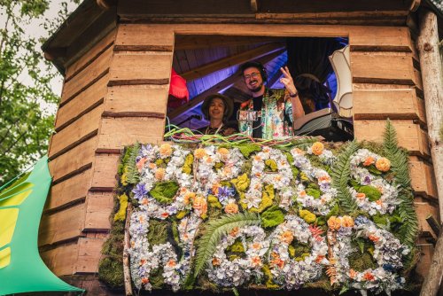 Gdyńska część festiwalu, zatytułowana Pylenie, odbyła się w otoczeniu lasów Adventure Park Kolibki (fot. Karol Makurat dla Brasswood Festival)