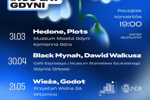 100 BPM na Stulecie Gdyni to wyjątkowy cykl koncertów, który ma pokazać muzyczną energię miasta oraz jego twórców (mat. Muzeum Miasta Gdyni)