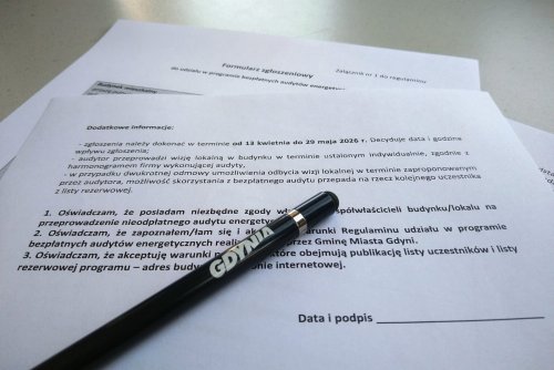 Spotkanie z audytorką w PPNT Gdynia w czwartek, 30 kwietnia, w godzinach 12:00-14:00 oraz 16:00-18:00 (mat. Wydziału Energetyki Urzędu Miasta Gdyni)