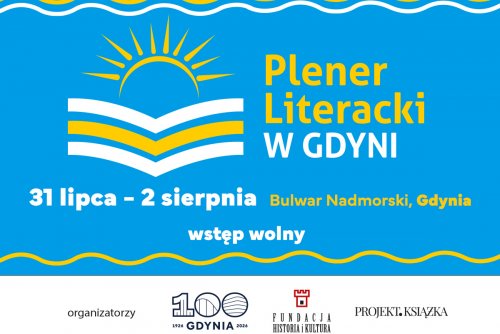 Plener Literacki w Gdyni odbędzie się w dniach 31 lipca - 2 sierpnia 2026 r. (grafika: mat. prasowe organiatora)