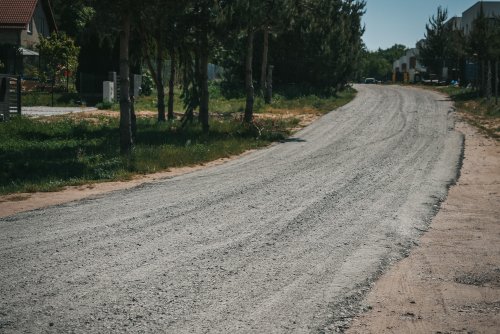Wyrównanie nawierzchni ul. Świętokrzyskiej (fot. Marcin Mielewski)
