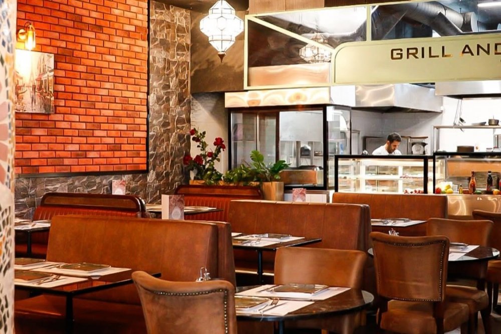 Wnętrze restauracji Zana