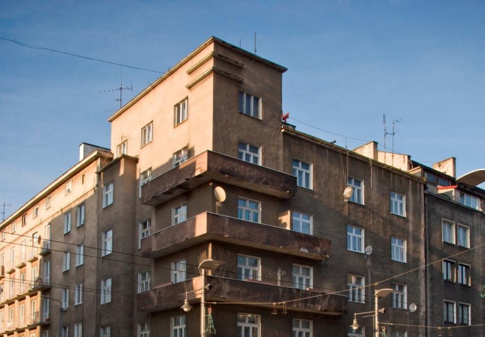 Modernizm, kamienica Wieczorkowskiej - widok budynku z zewnątrz
